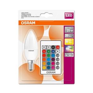 Bec LED RGBW dimabil STAR E14/4, 5W/230V 2700K Osram + telecomandă imagine