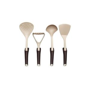 Set ustensile bucatarie 4 piese Brown Stone, Ambition, plastic imagine