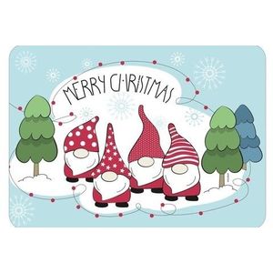 Suport pentru farfurie Merry Christmas Gnome, Ambition, 39x29 cm imagine