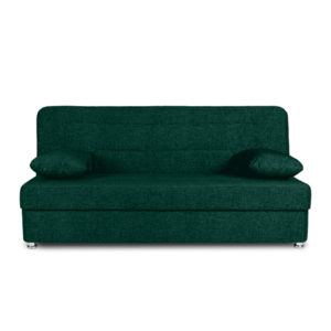 Canapea extensibila click clack, lada de depozitare SARA 3, Verde Smarald imagine