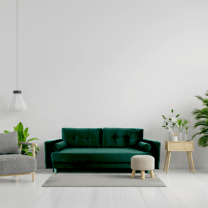 Canapea extensibila, lada de depozitare, eleganta, Santiago, Verde Smarald imagine