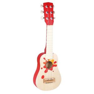 Chitară din lemn Classic world, roșu, 6 strune imagine