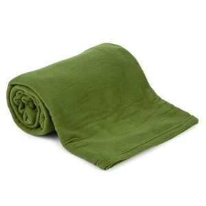 Pătură fleece UNI, verde, 150 x 200 cm imagine