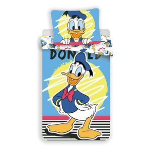 Lenjerie de pat pentru copii Donald Duck 03, 140 x 200 cm, 70 x 90 cm imagine