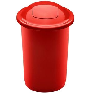 Coș de sortare deșeuri Top Bin, 50 l, roșu imagine