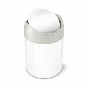 Simplehuman Coș de gunoi pentru masă MINI 1, 5 l, alb imagine