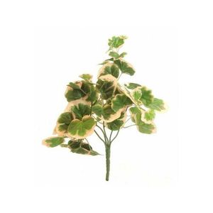 Mănunchi artificial Tricolor geranium, 48 frunze imagine