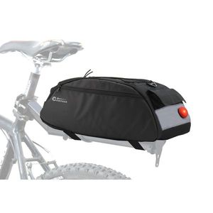 Geantă bicicletă Compass portbagaj + luminaLED din spate imagine