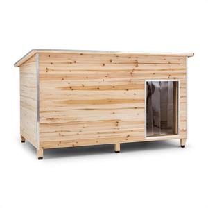 OneConcept SCHLOSS WUFF, cușcă pentru câine, Dimensiune XL, 110 x 160 x 100 cm, izolata, lemn imagine