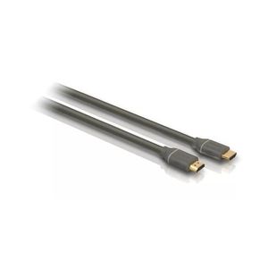 Cablu HDMI cu Ethernet, HDMI 1.4 conector A 1, 5m gri Philips SWV4432S/10 imagine