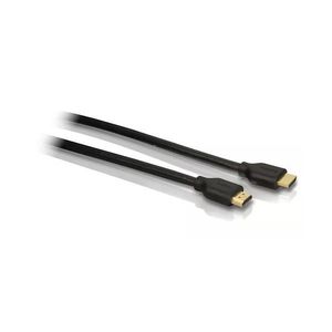 Cablu HDMI cu Ethernet, HDMI 1.4 conector A 1, 8m negru Philips SWV5401H/10 imagine