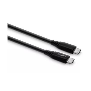 Cablu USB conector USB-C 3.0 2m negru/gri Philips DLC5206C/00 imagine