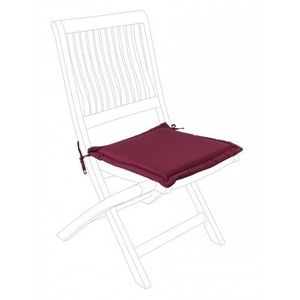 Perna pentru scaun de gradina Poly180 Square, Bizzotto, poliester impermeabil, 42 x 42 cm, bordo imagine