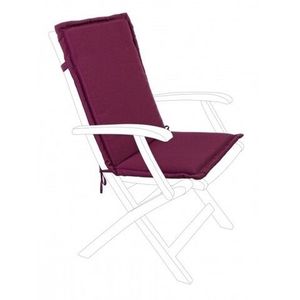 Perna pentru scaun de gradina Poly180, Bizzotto, 45 x 94 cm, poliester impermeabil, bordo imagine