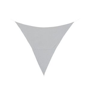Parasolar triunghiular Sunshade, Bizzotto, 360 x 360 cm, poliester, gri imagine