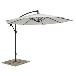 Umbrela pentru gradina/terasa Texas, Bizzotto, Ø300 cm, stalp 48 mm, stalp rotativ 360°, otel/poliester, natural imagine