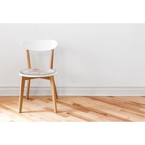 Perna scaun matlasata, Alcam, Lavanda Ø36 cm imagine
