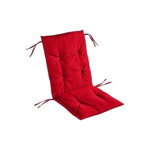 Perna scaun cu spatar Alcam, Midsummer, 105x48x3 cm, material impermeabil, Rosu imagine