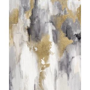 Tablou, Grey/Gold, Mauro Ferretti, 80x100 cm, canvas/lemn de pin imagine