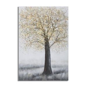 Tablou decorativ Tree Simple - A, Mauro Ferretti, 80x120 cm, pictat manual, canvas/lemn de pin imagine