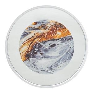 Ceas de perete Mirror Grey, Mauro Ferretti, 60 cm, fier, multicolor imagine