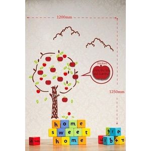 Sticker decorativ cu notite adezive Apples Post it, Mauro Ferretti, 120x125 cm, plastic imagine