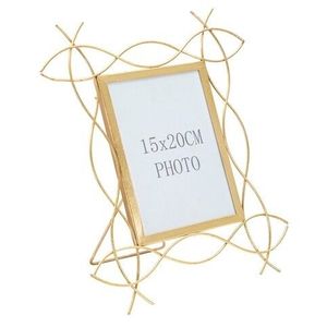 Rama foto Glam x, Mauro Ferretti, 15x20 cm, fier, auriu imagine