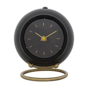Ceas de masa Ball, Mauro Ferretti, 16x13x19 cm, fier, negru imagine