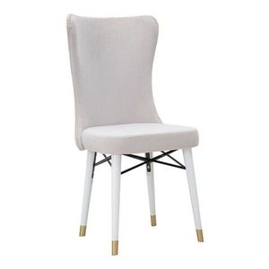 Set 2 scaune Mimoza, Mauro Ferretti, 40x65x99 cm, fier, crem imagine