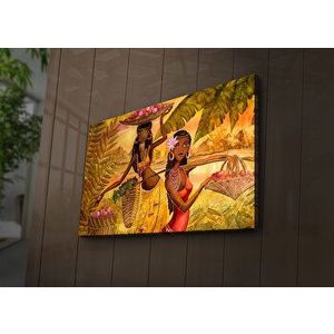 Tablou decorativ canvas cu leduri Ledda, 254LED1231, Multicolor imagine
