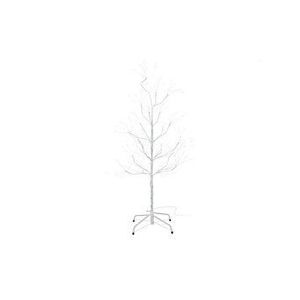 Copac artificial Craciun Koopman Int., 390 LED-uri, metal, 14 x 6 x 70 cm, Alb imagine