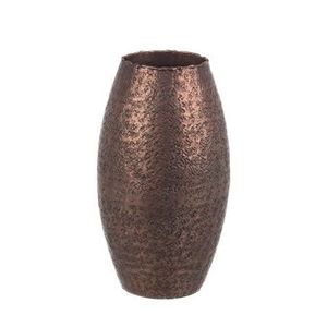 Vaza Copper, Bizzotto, Ø13x25 cm, handmade, aluminiu imagine