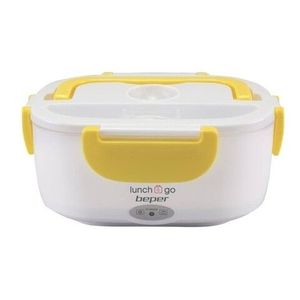 Lunch Box -Cutie electrica pentru incalzirea pranzului 90.920G, Beper, 40 W, 450 ml, 1000 ml, alb/galben imagine