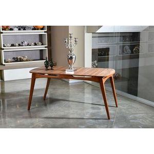 Masa, Vow Chair, Touch 998VOW1706, 160 x 75 x 80 cm, lemn de carpen, maro imagine