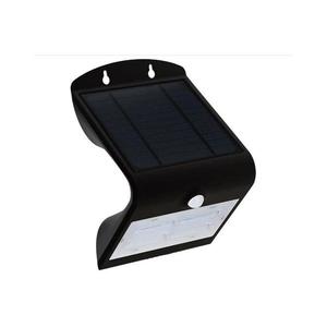 Aplică LED solară cu senzor LED/3W/3, 7V 3000/4000K IP65 neagră imagine