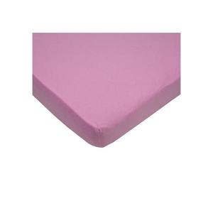 Cearșaf impermeabil extensibil cu bandă elastică JERSEY 120x60 cm roz EKO imagine