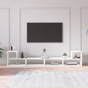 Comoda TV, Minima, Pero, 110 x 43 x 30 cm, pal melaminat, alb imagine