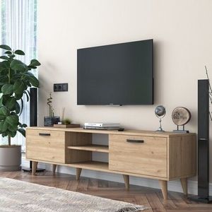 Comoda TV, Wren, A5 - 394, 180 x 48.3 x 35 cm, pal melaminat, nuc imagine