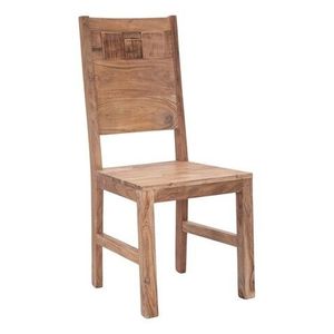Set 2 scaune Mumbai, Mauro Ferretti, 45x45x100 cm, lemn de salcam, maro imagine