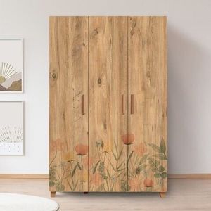 Dulap pentru haine, Vella, Leva Tulip, 120 x 189 x 48 cm, pal melaminat, multicolor imagine