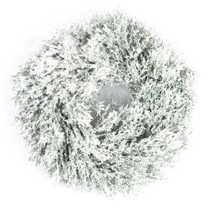 Coroniță artificială din iarbă ninsă, diam. 30 cm imagine