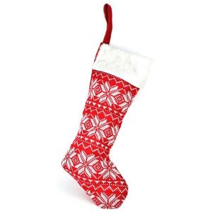 Pantof tricotat de Crăciun, 45 cm, roșu imagine