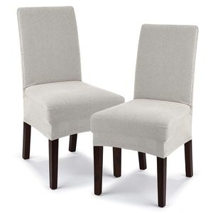4Home Husă elastică scaun Comfort cream, 40 - 50 cm, set 2 buc imagine