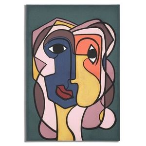 Tablou decorativ Double Face, Mauro Ferretti, 60x90 cm, canvas, multicolor imagine