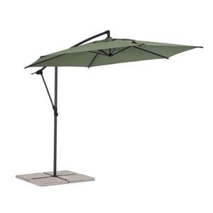 Umbrela pentru gradina / terasa Tropea, Bizzotto, Ø 300 cm, stalp Ø 46-48 mm, otel/poliester, verde oliv imagine