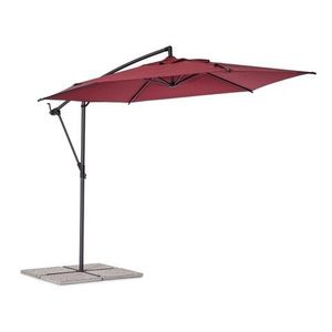 Umbrela pentru gradina / terasa Tropea, Bizzotto, Ø 300 cm, stalp Ø 46-48 mm, otel/poliester, bordo imagine