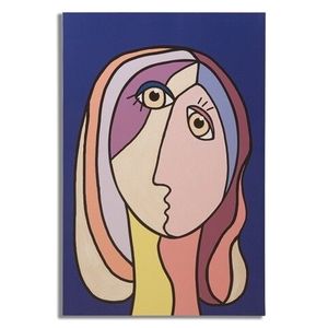 Tablou, Mauro Ferretti, Double Face - B, 80 x 2 x 120 cm, lemn de pin/panza, multicolor imagine