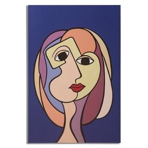 Tablou, Mauro Ferretti, Double Face - A, 80 x 2 x 120 cm, lemn de pin/panza, multicolor imagine