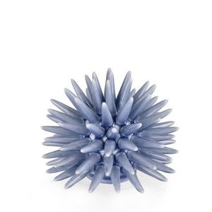Decoratiune Abyss Sea Urchin, Bizzotto, Ø 15 x 13 cm, portelan, albastru deschis imagine