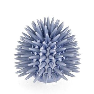 Decoratiune Abyss Sea Urchin, Bizzotto, Ø 20 x 18.5 cm, portelan, albastru deschis imagine
